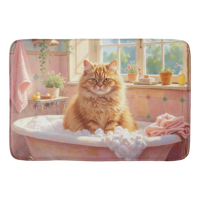 Perserkatze Badezimmer Dekor Badematte (Vorderseite)