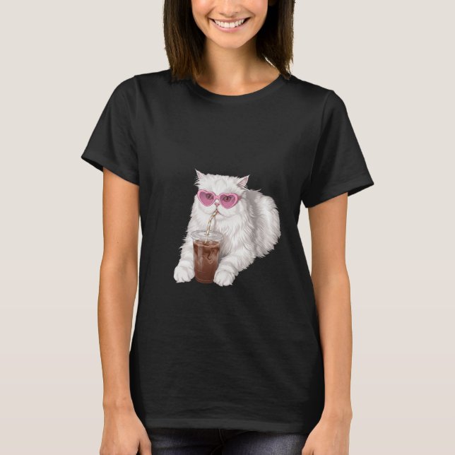 Perserkatze Comfort Colors Shirt (Vorderseite)
