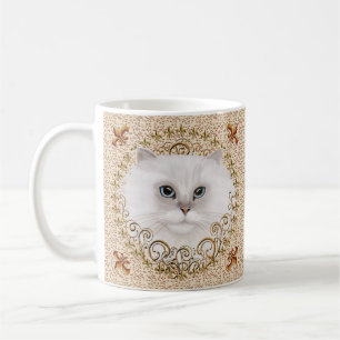 Perserkatze Fleur De Lis Tasse