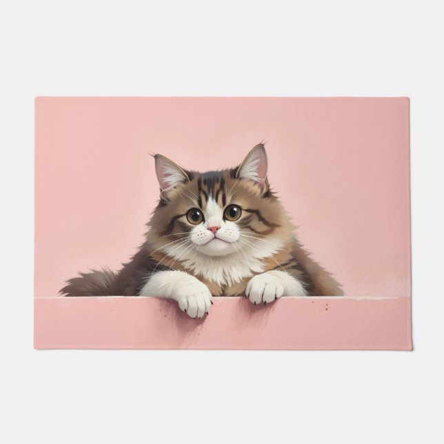 Perserkatze Fußmatte Kunst (Vorderseite)