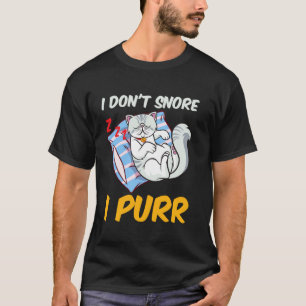 Perserkatze ICH SNIERCHE NICHT ICH SPURE Perserkat T-Shirt