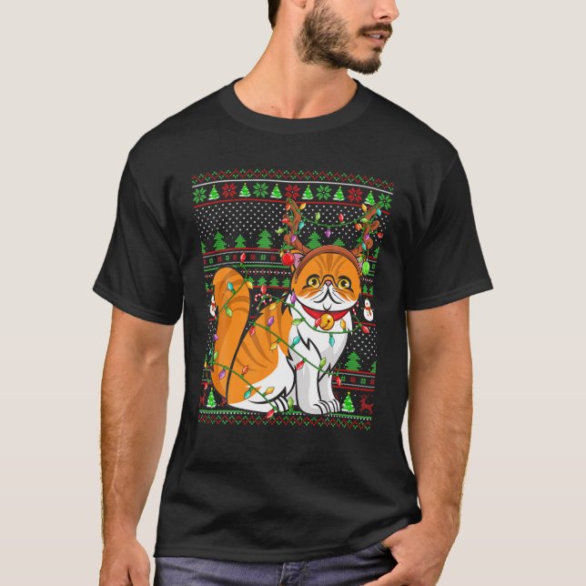 Perserkatze Lover Familie, die sich mit der hässli T-Shirt (Vorderseite)