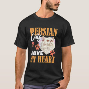 Perserkatze PERSERKATZEN HABEN MEIN HERZ Katzenmut T-Shirt