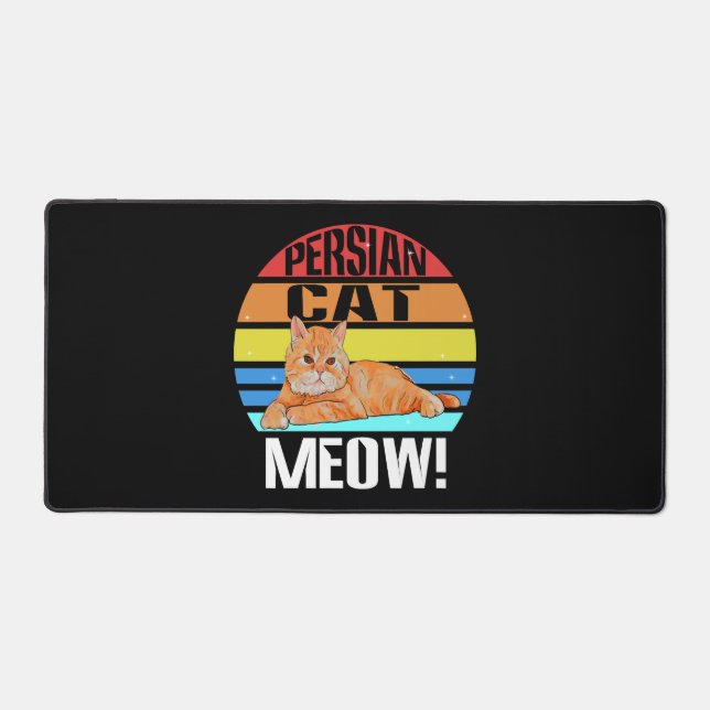 Perserkatze Schreibtischunterlage (Vorderseite)