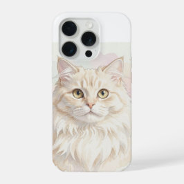 Perserkatze Wasserfarbenporträt iPhone 15 Pro Hülle