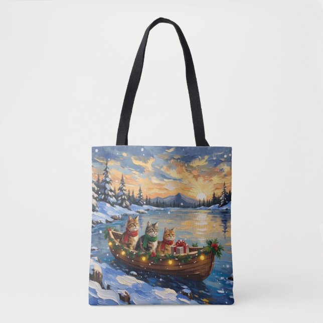 Perserkatze Weihnachtsboot Urlaub (Vorderseite)