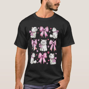 Perserkatze Weiße Katze Haustier Mädchen Kokette S T-Shirt