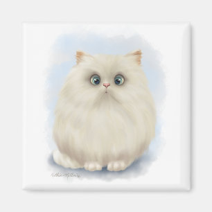Perserkatzen-Cartoon Magnet