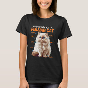 Perserkatzen DIE ANATOMIE DER PERSERKATZE Katzenbe T-Shirt
