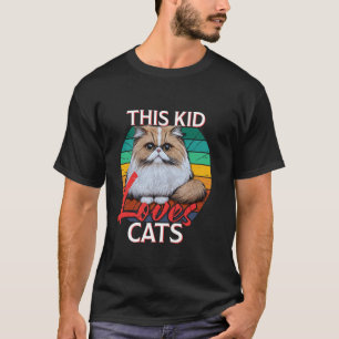 Perserkatzen DIESES KIND LIEBT KATZEN Perserkatze  T-Shirt