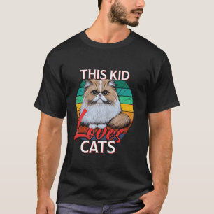 Perserkatzen DIESES KIND LIEBT KATZEN Perserkatze  T-Shirt