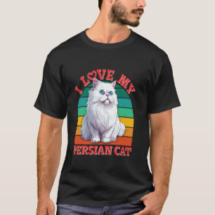 Perserkatzen ICH LIEBE MEINE PERSER Katzenbesitzer T-Shirt