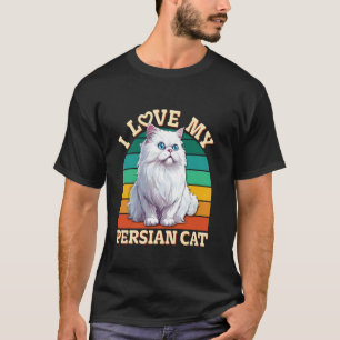Perserkatzen ICH LIEBE MEINE PERSER Katzenbesitzer T-Shirt