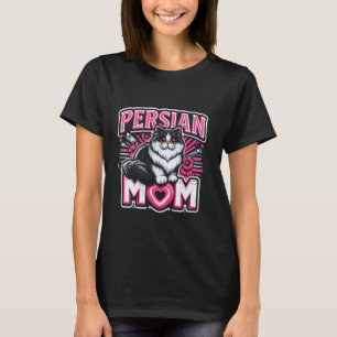 Perserkatzen-Mutter-Katze-Design für Rasse-Tier-Ha T-Shirt