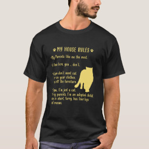 PERSERKATZEN REGELN Lustige Perserkatzen Liebhaber T-Shirt