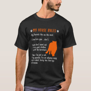 PERSERKATZEN REGELN Lustige Perserkatzenliebhaber T-Shirt
