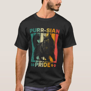 Perserkatzenbesitzer PURR-SIAN STOLZ Vintage Perse T-Shirt