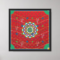 Perserteppich-Mandala-Muster