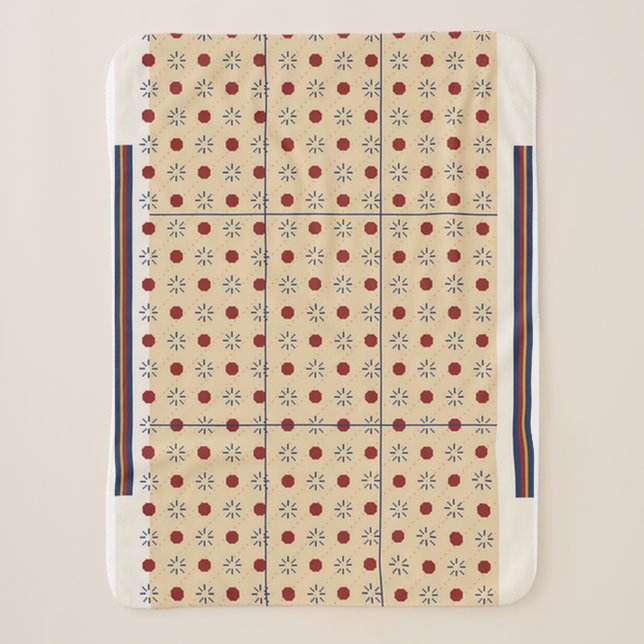 Perserteppichmuster  sherpadecke (Vorderseite)