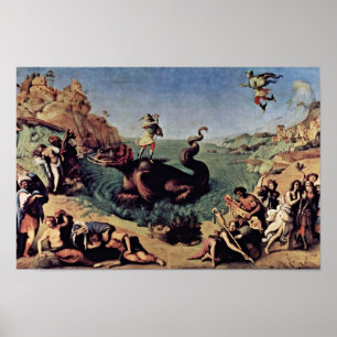 Perseus gab Andromeda durch Piero di Cosimo frei Poster