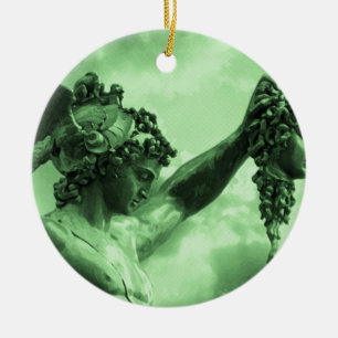 Perseus gegen Medusa Keramik Ornament