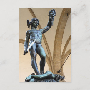 Perseus mit dem Kopf der Medusa Einladung