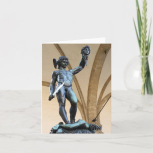 Perseus mit dem Kopf der Medusa Karte