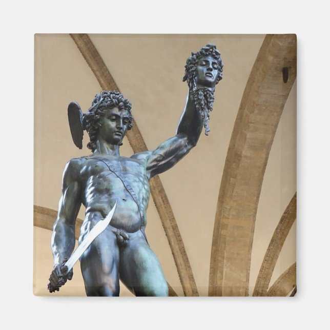 Perseus mit dem Kopf der Medusa Magnet (Vorne)