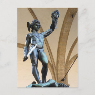 Perseus mit dem Kopf der Medusa Postkarte