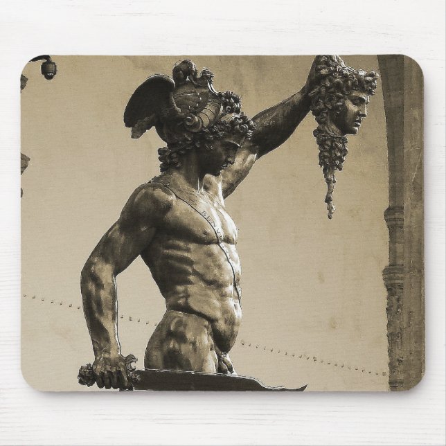 Perseus mit dem Kopf von Medusa Mousepad (Vorne)