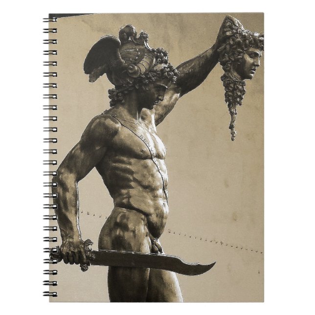 Perseus mit dem Kopf von Medusa Notizblock (Vorderseite)