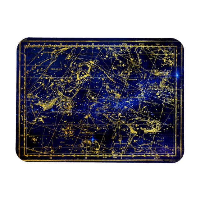 Perseus und Andromeda Sternbild Magnet (Horizontal)