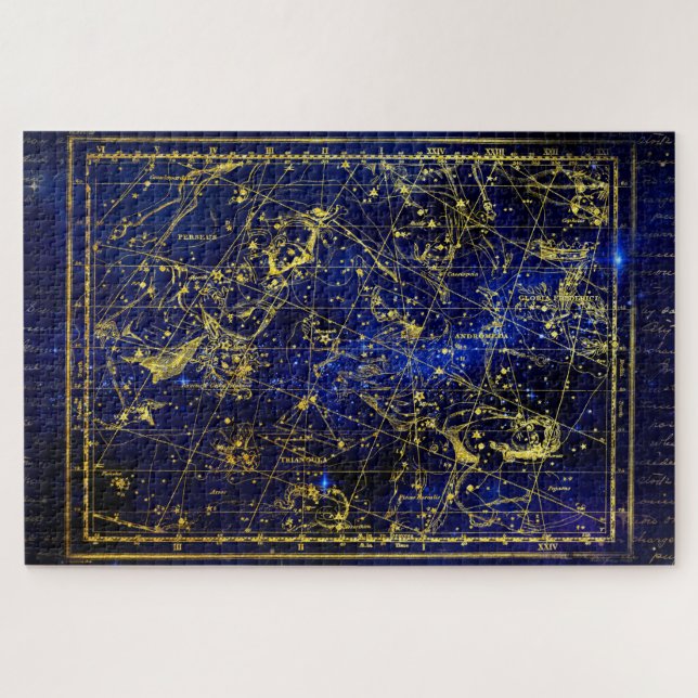 Perseus und Andromeda Sternbild Puzzle (Horizontal)