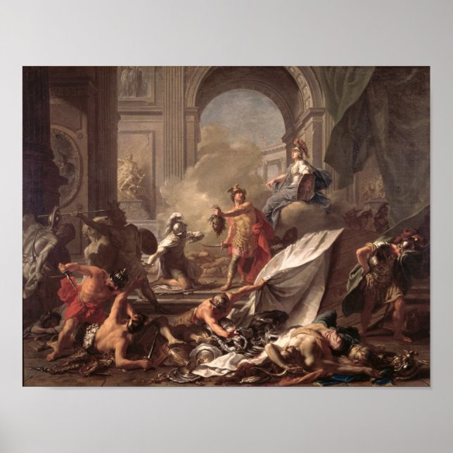 Perseus unter dem Schutz von Minerva Poster (Vorne)