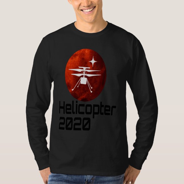 Perseverance Mars Rover Helicopter Ingenuity Landi T-Shirt (Vorderseite)