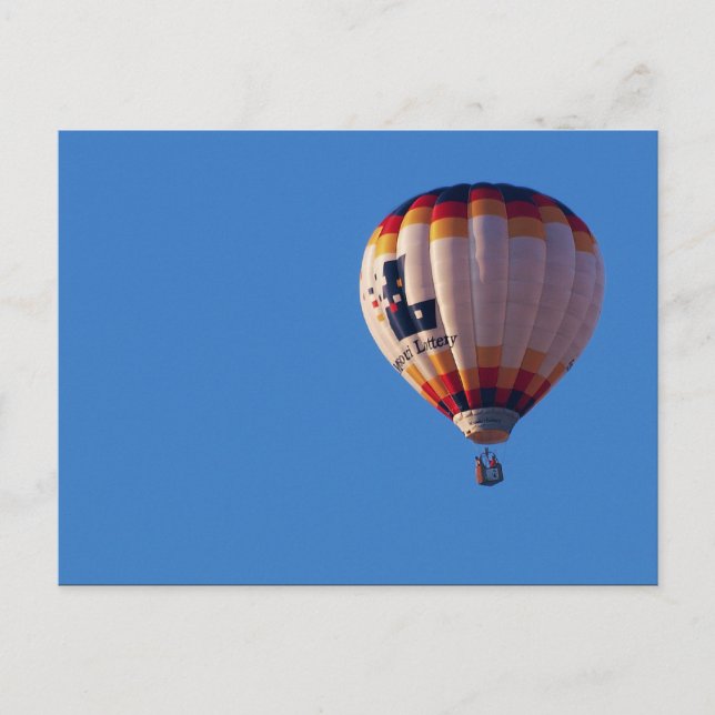 Pershing Balloon Derby 2009 Postkarte (Vorderseite)