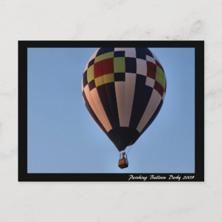 Pershing Balloon Derby 2009 Postkarte