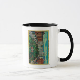 Pershing Quadrat, das Los Angeles zeigt Tasse