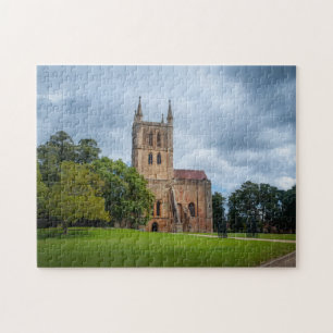 Pershore Abbey Worcestershire Fotografie Puzzle