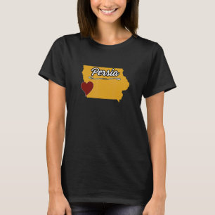 PERSIA IOWA IA USA Süße Souvenir-Werbung US-Stad T-Shirt