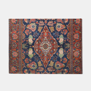 Persia Kaschan Lattice Red Medallian Fußmatte