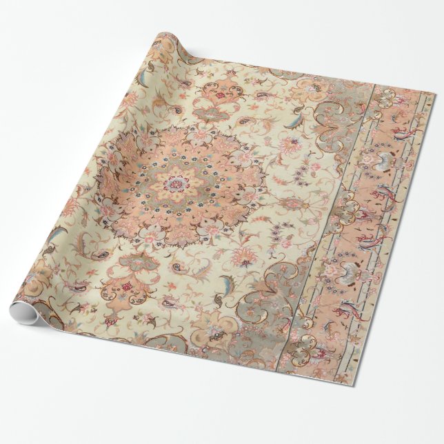 Persia Tabriz Blush Pfirsichpfirsich  Geschenkpapier (Ungerollt)