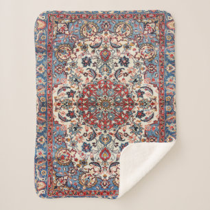 Persian Baby Blue Red Tan  Sherpadecke