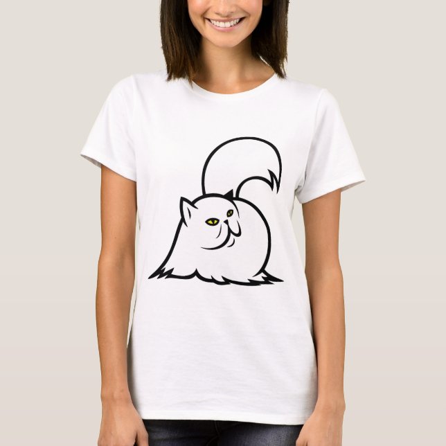 persian_cat_1 T-Shirt (Vorderseite)
