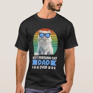 Persian Cat BEST PERSIAN CAT VATER ALIVE Funny Cat T-Shirt