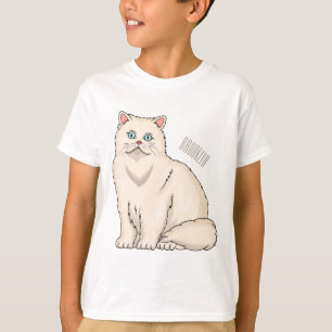 Persian cat cartoon illustration T-Shirt