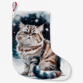 Persian Cat Christmas Xmas Strumpf Kleiner Weihnachtsstrumpf