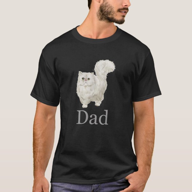 Persian Cat Dad Persian Cat Father Persian Cat Dad T-Shirt (Vorderseite)