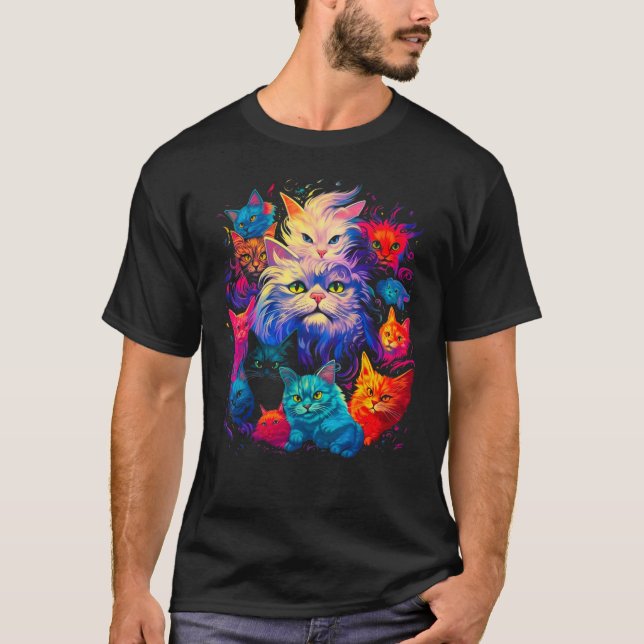 Persian Cat Family T-Shirt (Vorderseite)