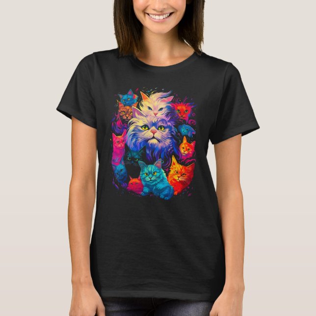Persian Cat Family T-Shirt (Vorderseite)